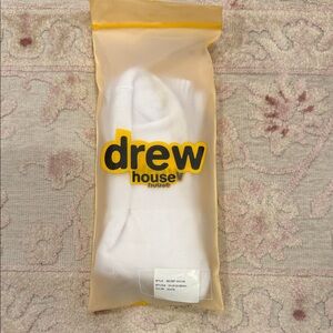 Drew House White Socks in Branded Packaging